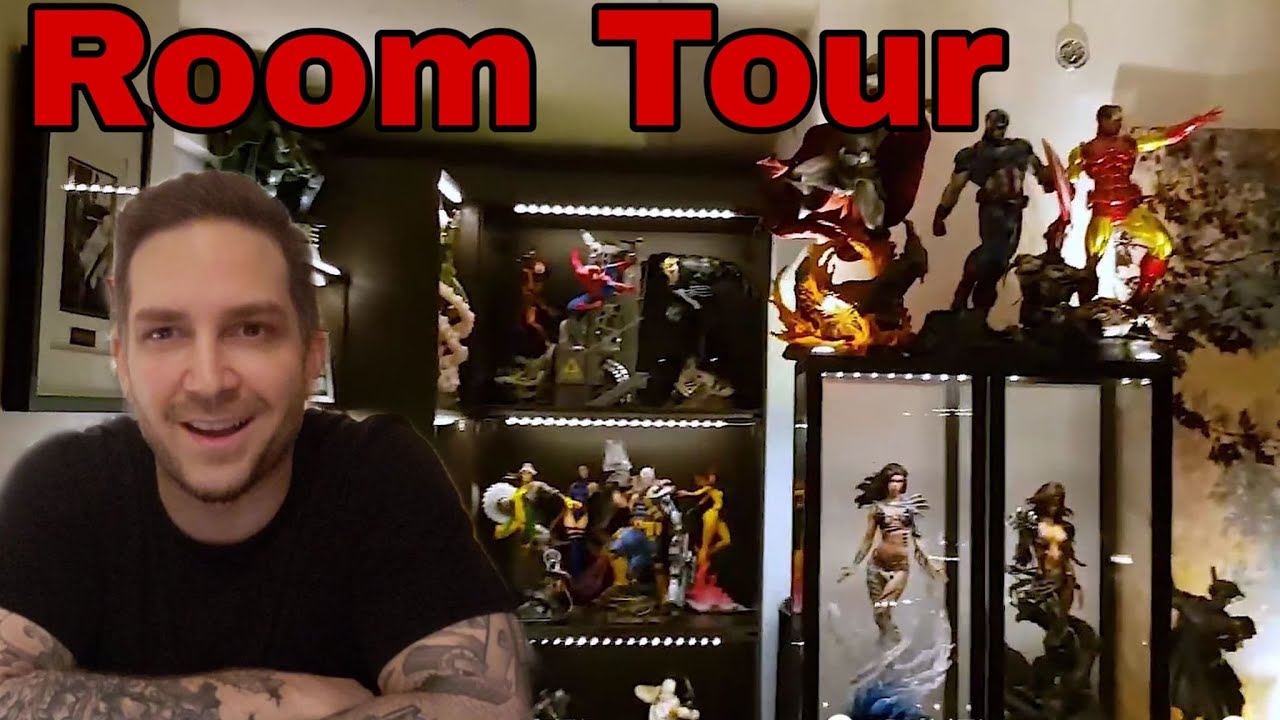 🔴 Man Cave - Room tour from Jason (InstaJayH) #DCComics #Marvelcomics #Transformers