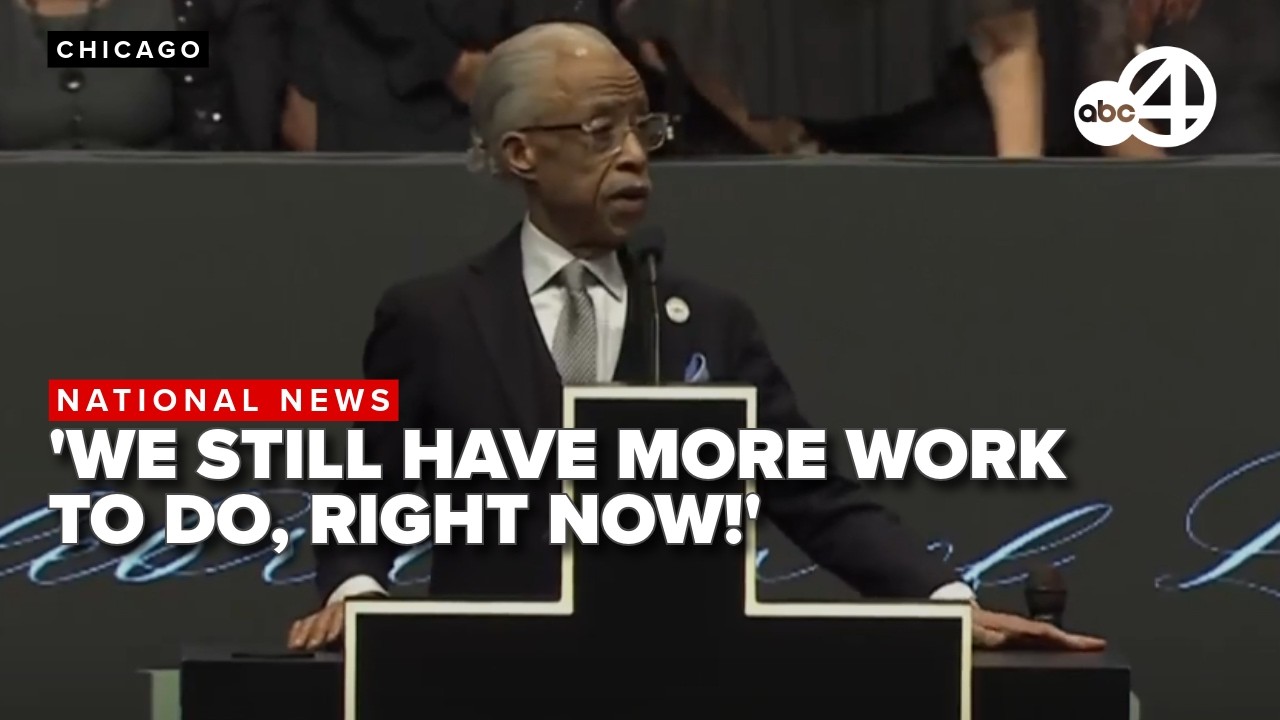 FULL: Rev. Al Sharpton calls on America to pick up the work of late Rev. Jesse Jackson
