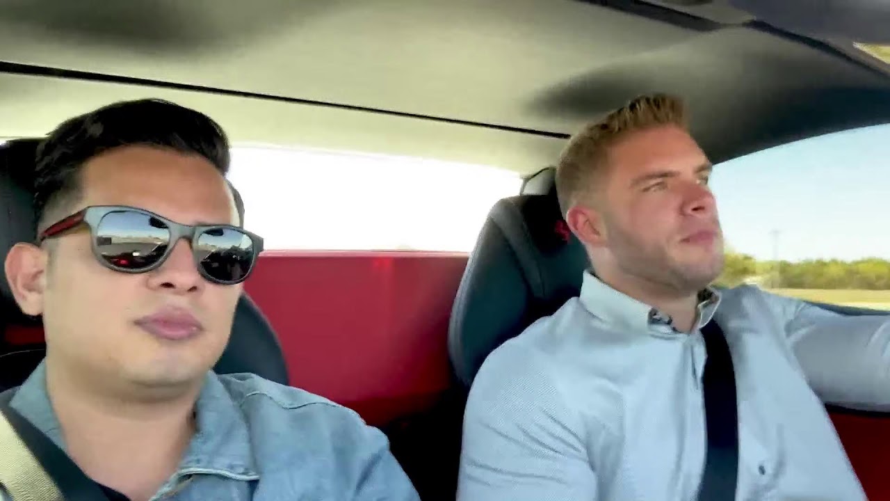 Driving the Ferrari and talking with Digitaljeff