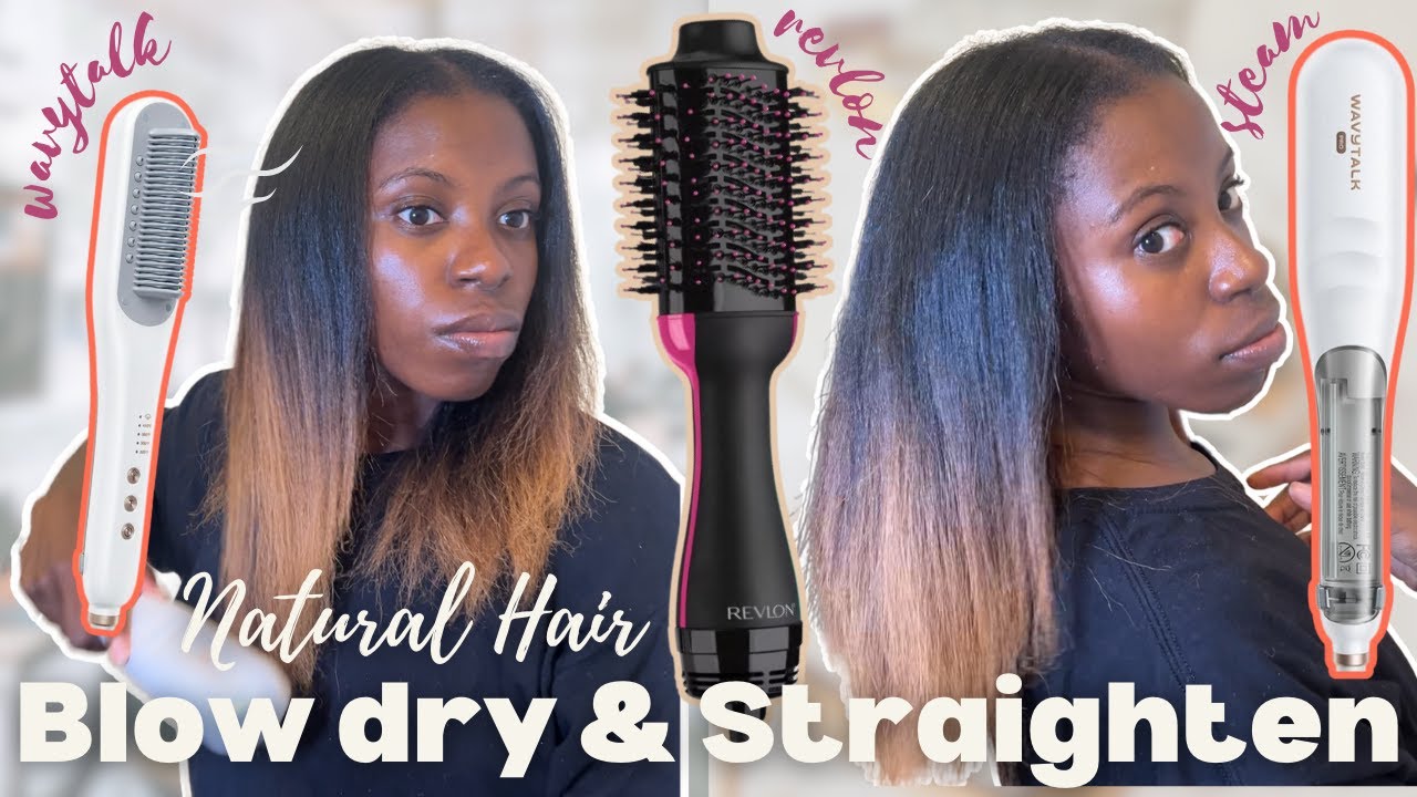 The TRUTH About Blow Drying & Silk Pressing Natural Hair Using STEAM