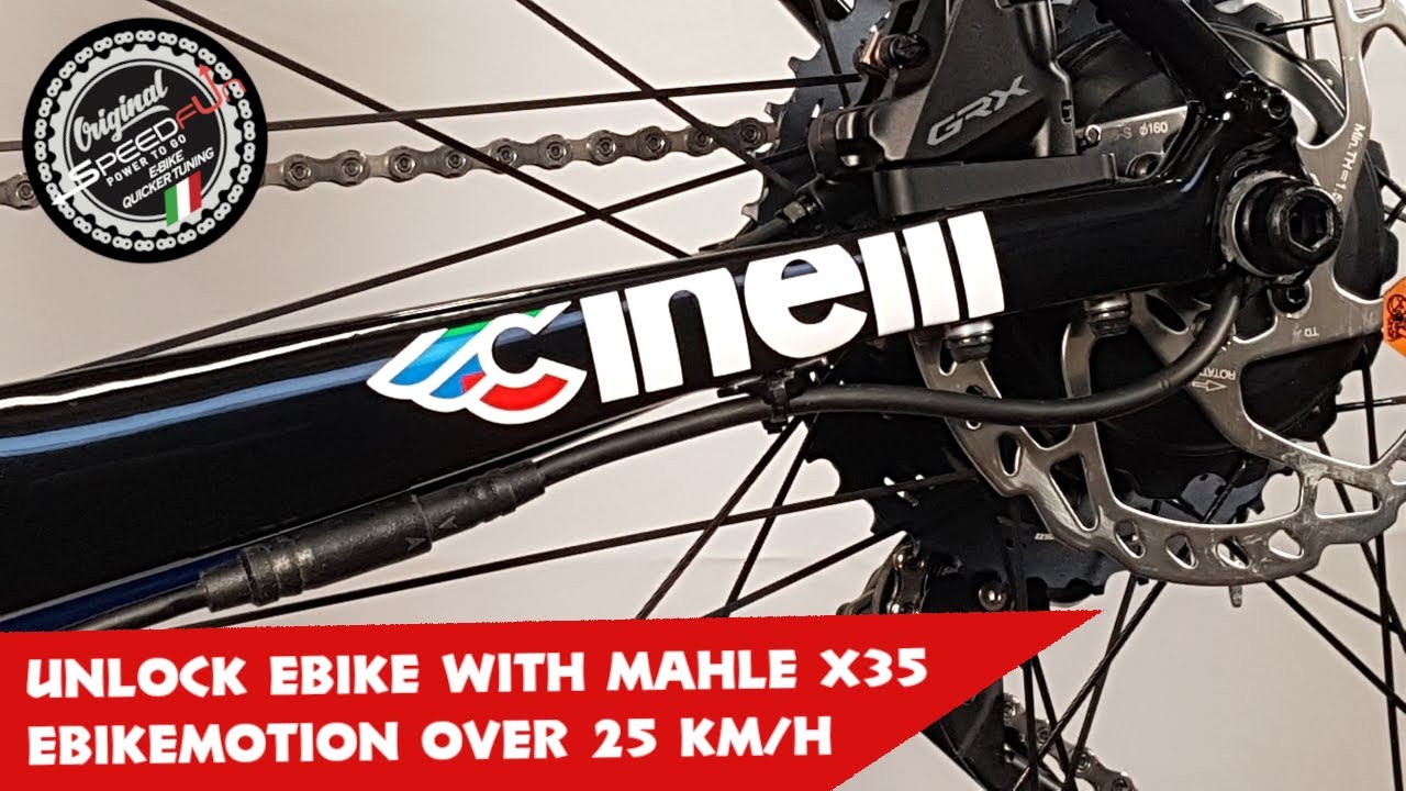 Installazione nuovo tuning per sblocco velocità ebike SpeedFun Ghost Mahle Ebikemotion X35 e X35+