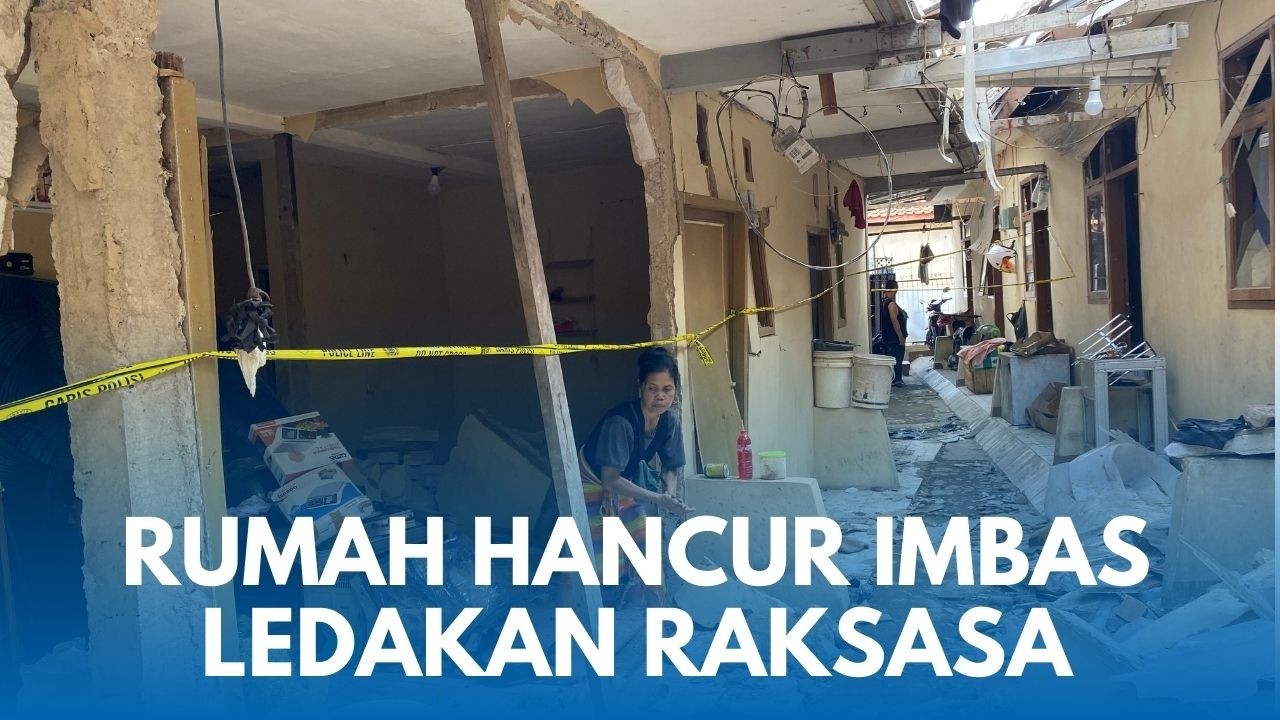 PENAMPAKAN RUMAH CILEUNYI Hancur Imbas Ledakan Mirip Bom Jelang Lebaran, Viral Misterius!