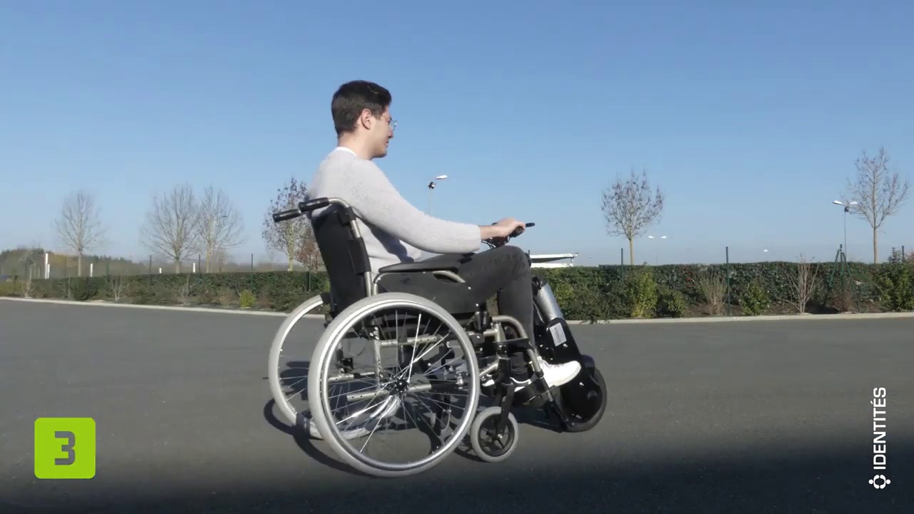 5 ème Roue électrique fauteuil roulant manuel actif