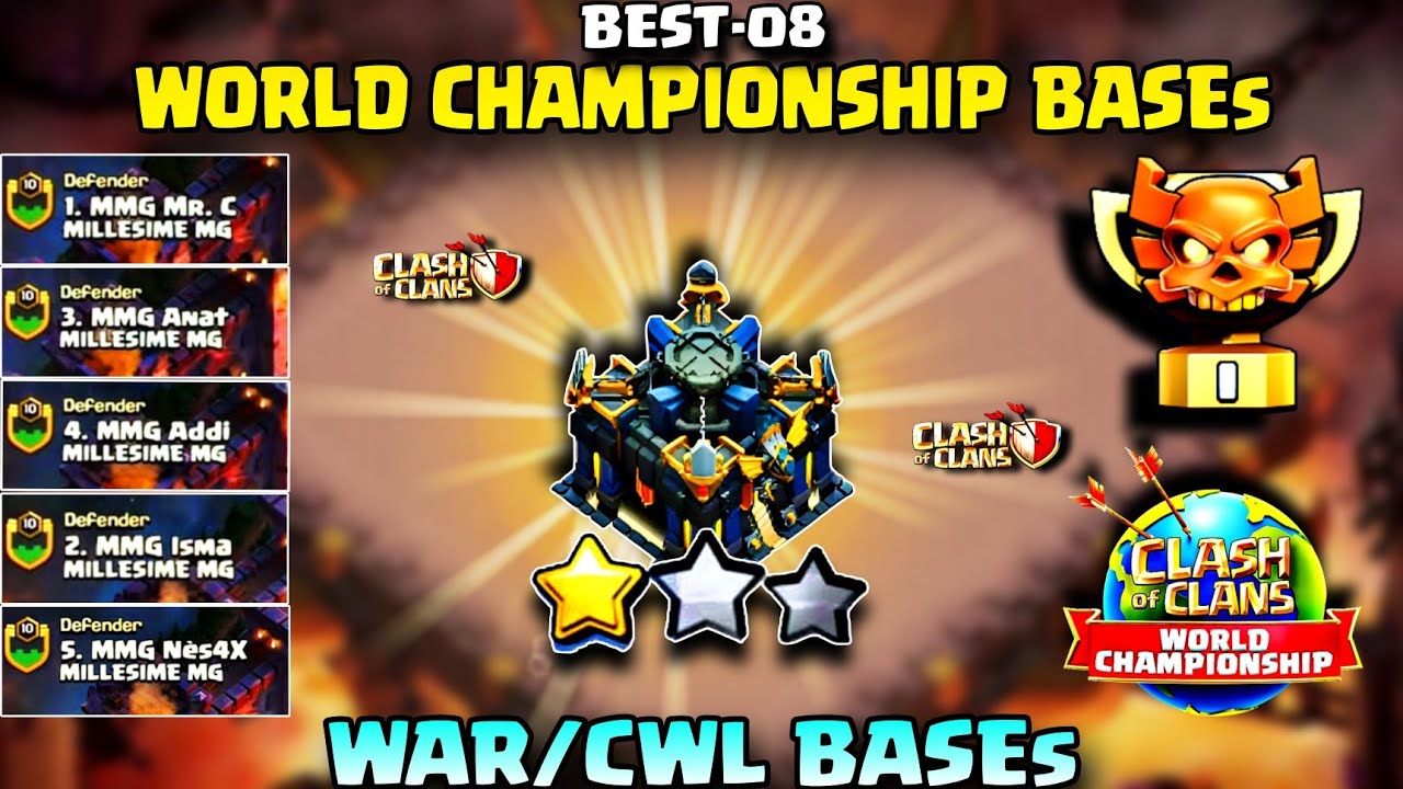 TOP-08 Best TH17 CWL / WAR BASE LINKS in 2025 | World Championship Bases | Clash of Clans Bases