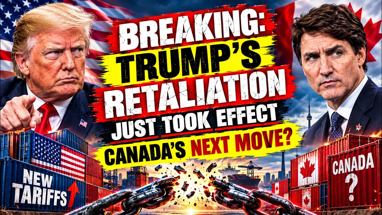 BREAKING: Trump's Retaliation Just Took Effect &mdash; Canada's Next Move?