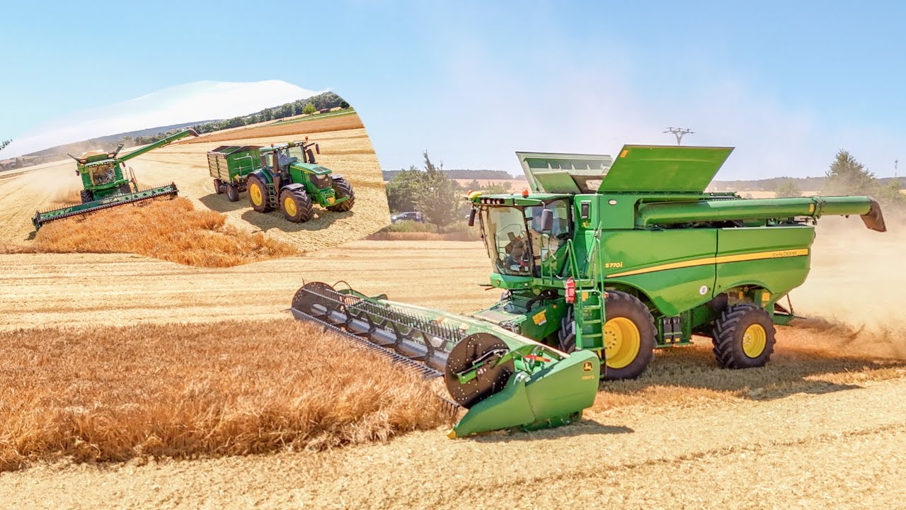 Žně 2025 | John Deere S770i |První Sklizeň Ozimého ječmene 2025