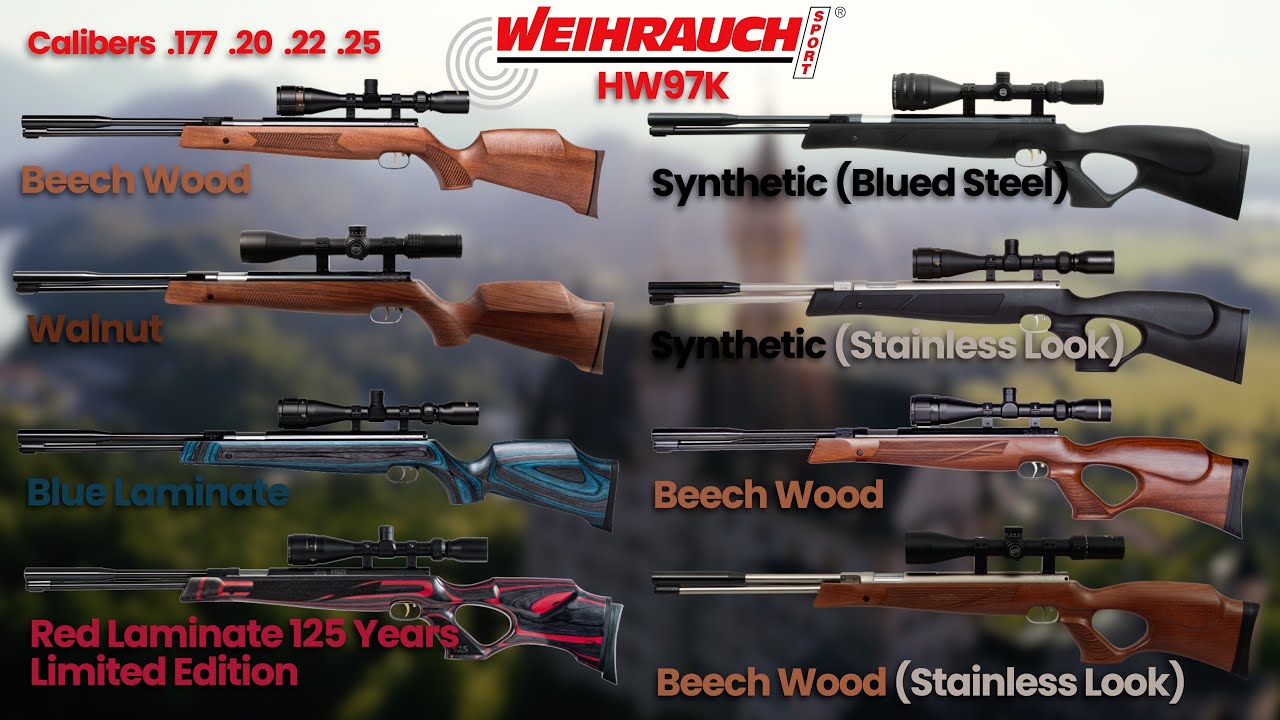 Обзор Weihrauch HW97K — бук, орех, отверстие для большого пальца и многое другое!