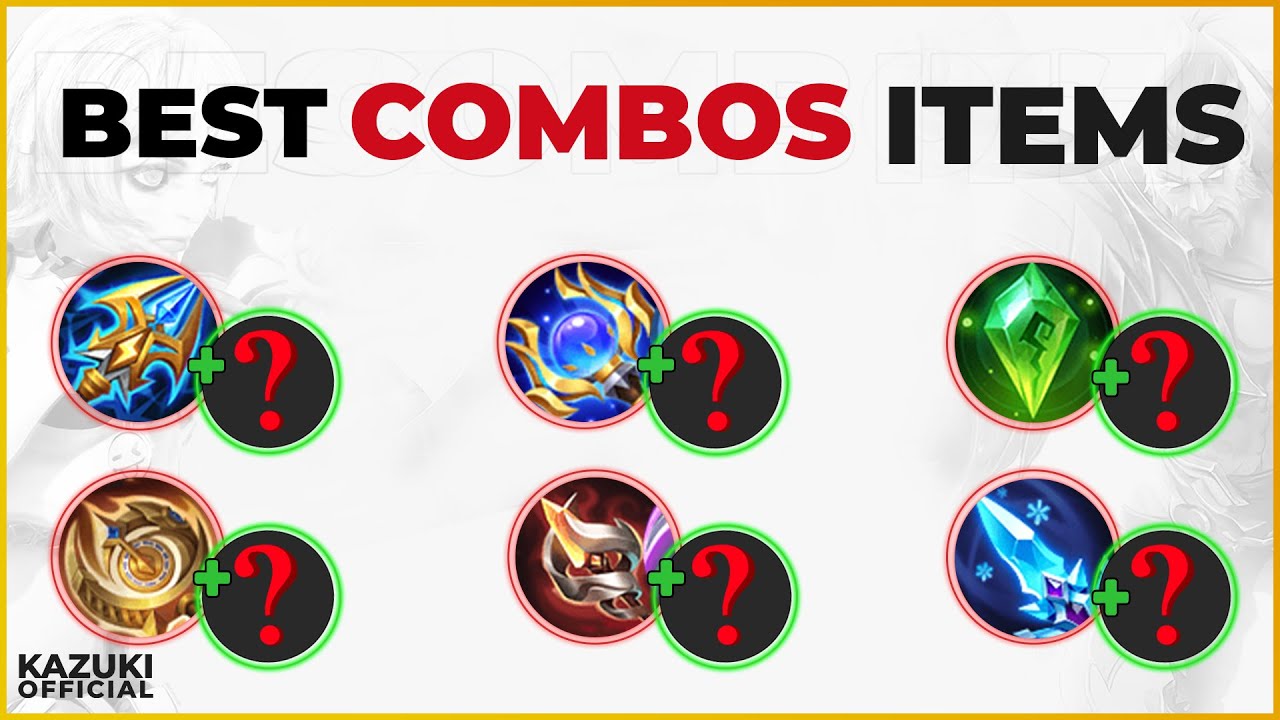 THE BEST MAGIC ITEM COMBINATIONS FOR BURST & PENETRATION | EFFECTIVE BUILD SET | KAZUKI OFFICIAL