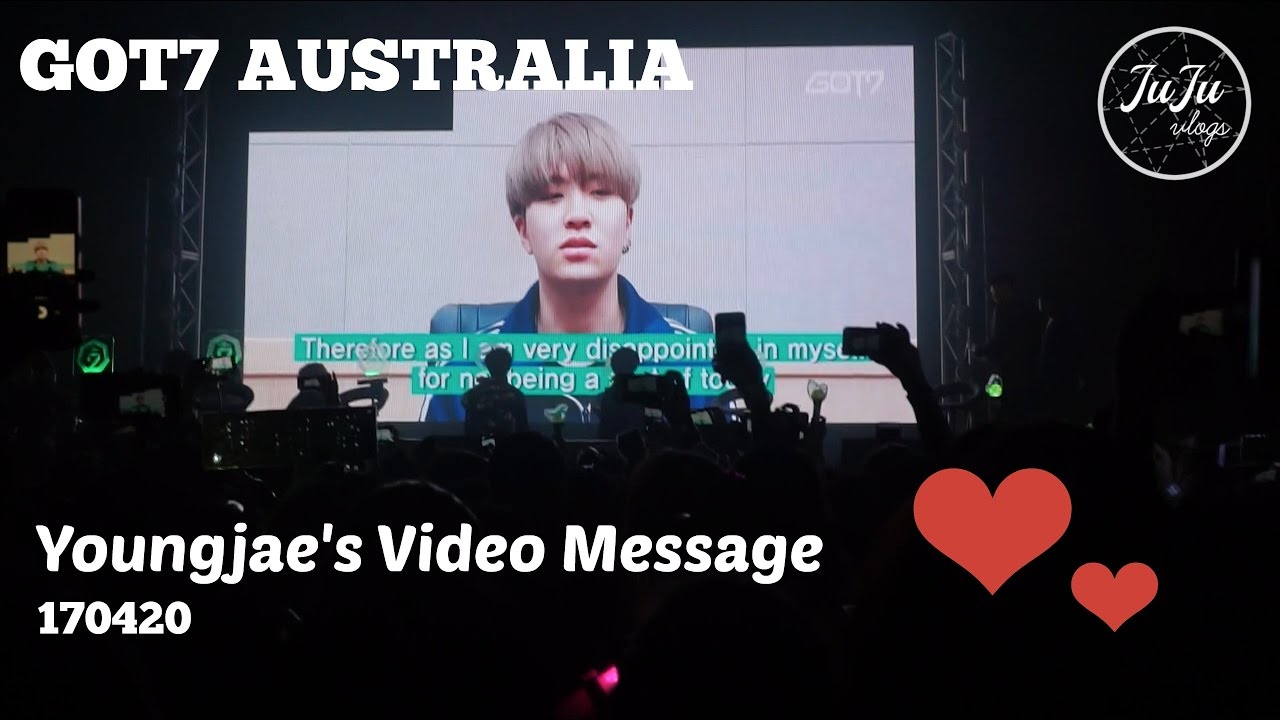 170420 GOT7 Member Intros & Youngjae's Video Message - Global Fanmeet in SYDNEY, AUSTRALIA
