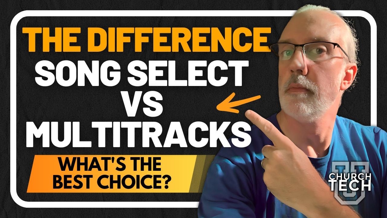 ProPresenter Tutorial: The differences between CCLI (Song Select) and Multitracks song files