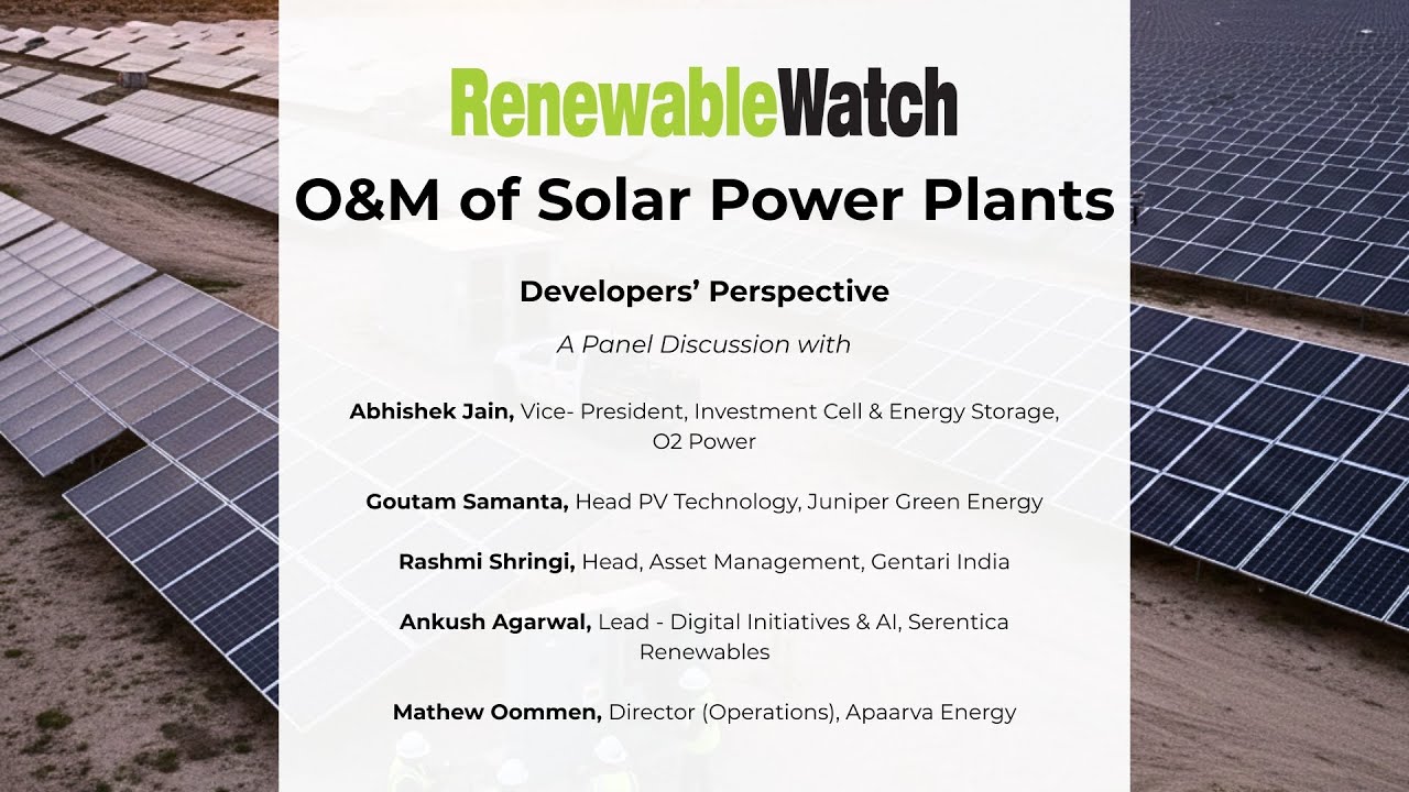 O&M of Solar Power Plants I Developers’ Perspective