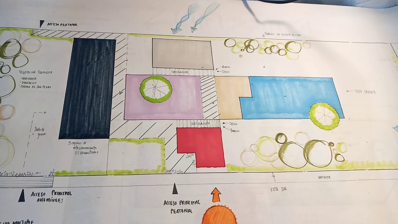 Proyecto arq. Zonificación 2D y 3D