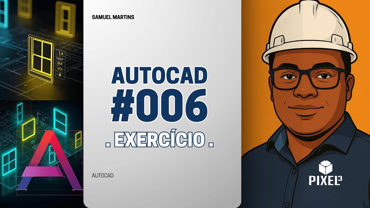 Exercício AutoCAD #006 Atributos de Janelas no AutoCAD – Automatize Seu Projeto!