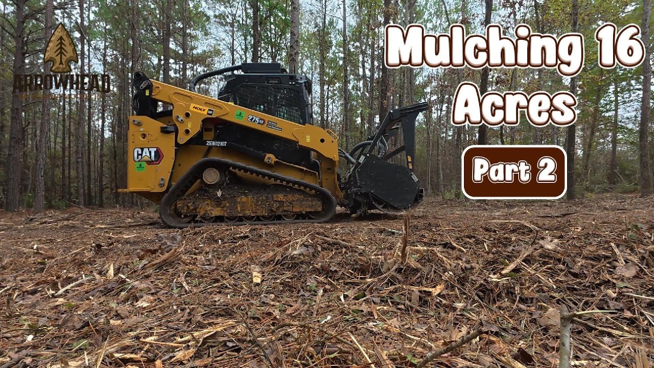Mulching 16 acres Part 2
