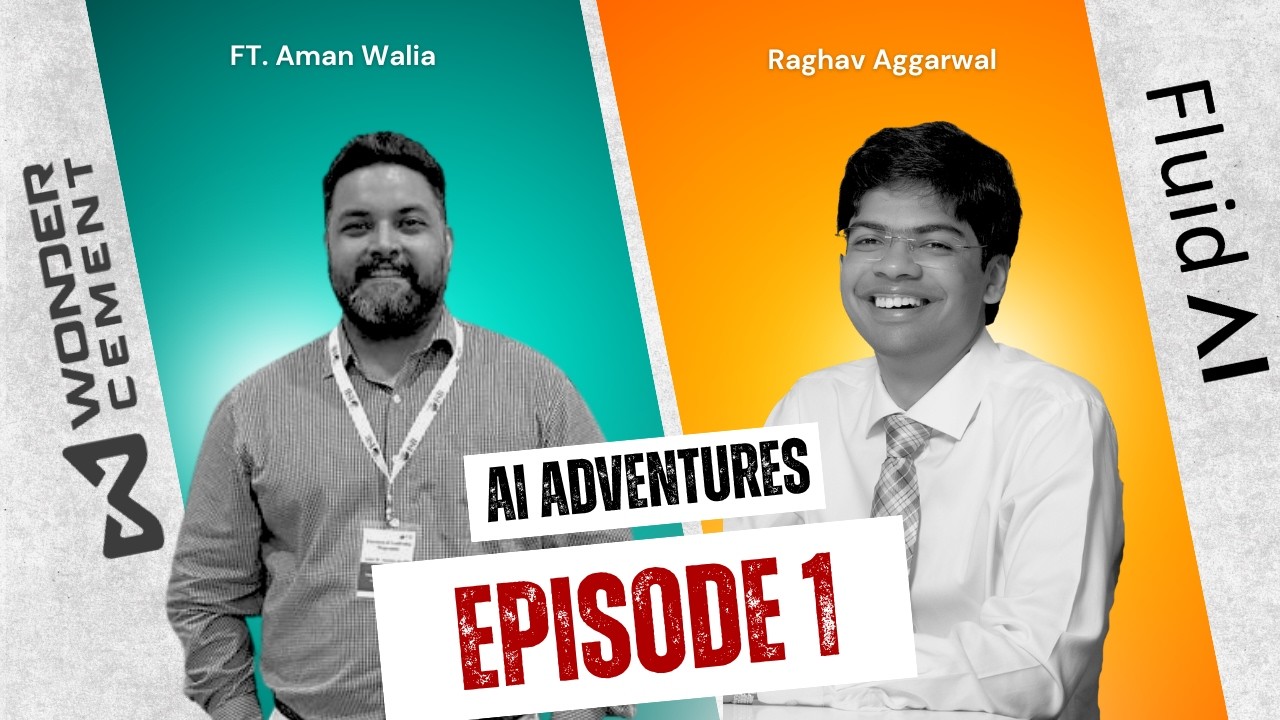 Transforming Manufacturing & Industry 5.0 with Aman Walia | AI Adventures Ep 1 | Fluid AI