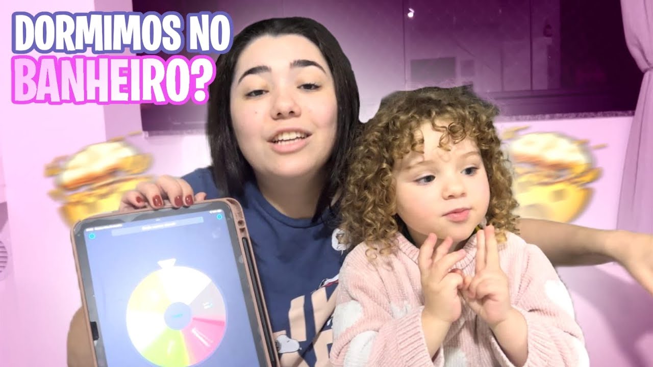 A ROLETA ESCOLHEU onde NOS VAMOS DORMIR |