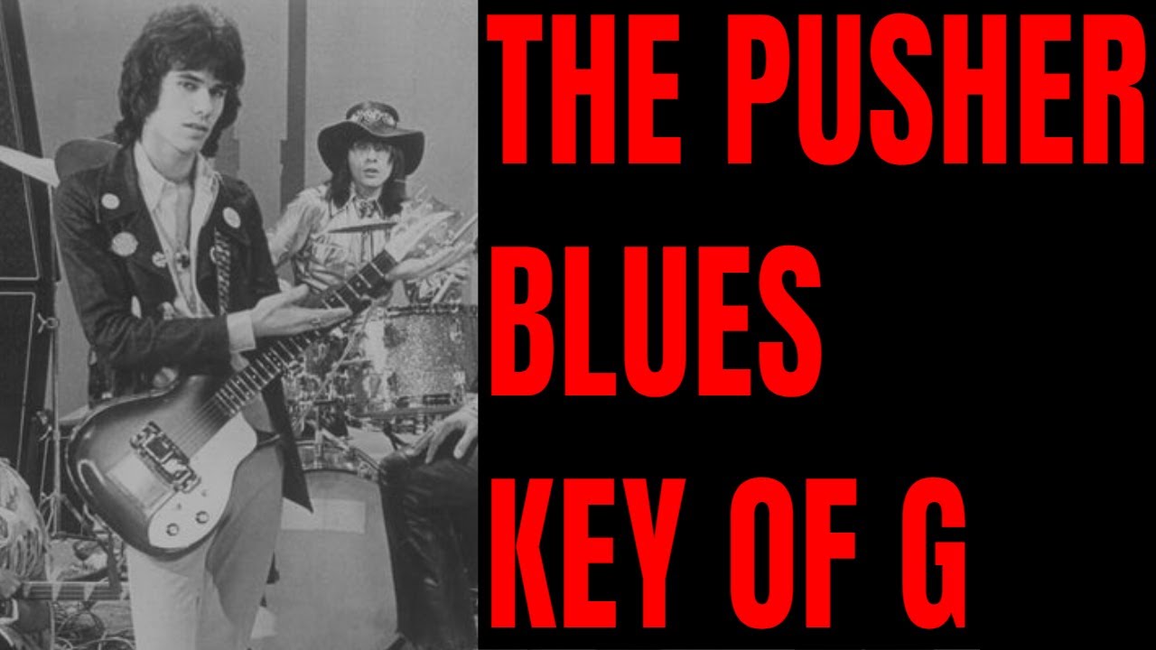 Трек The Pusher Blues Riff в стиле Steppenwolf (соль мажор)