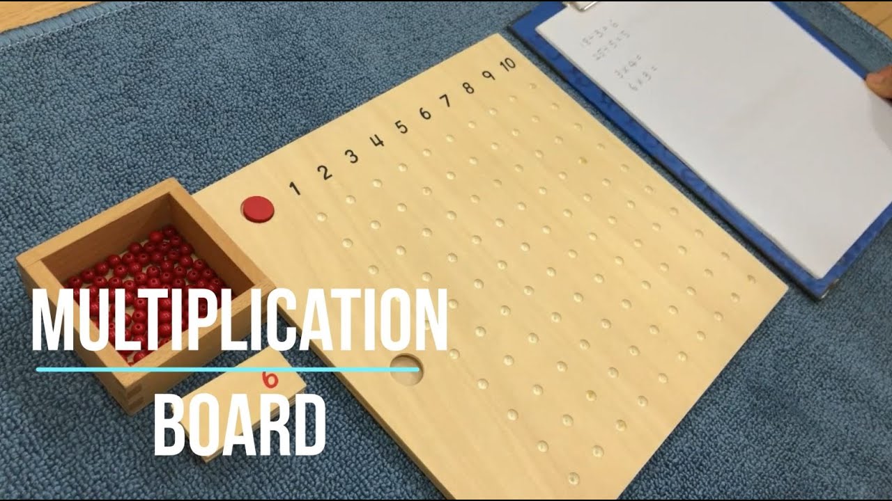 [VMI] Math - Multiplication Board - Montessori
