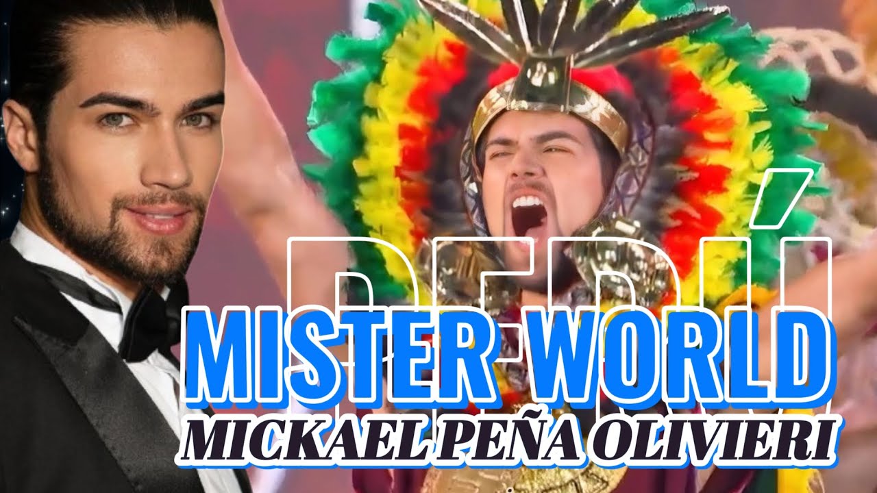 OMG! Mickael Peña es Perú en el Mister World 2024 |Bandas & Coronas
