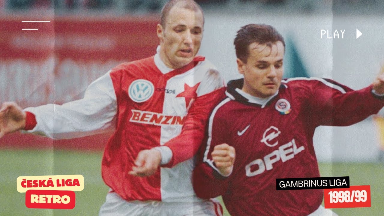 Slavia Praha - Sparta Praha 1:0 | Gambrinus liga 1998/99 | Celý Zápas - 5.4.1999 + pořad PENALTA