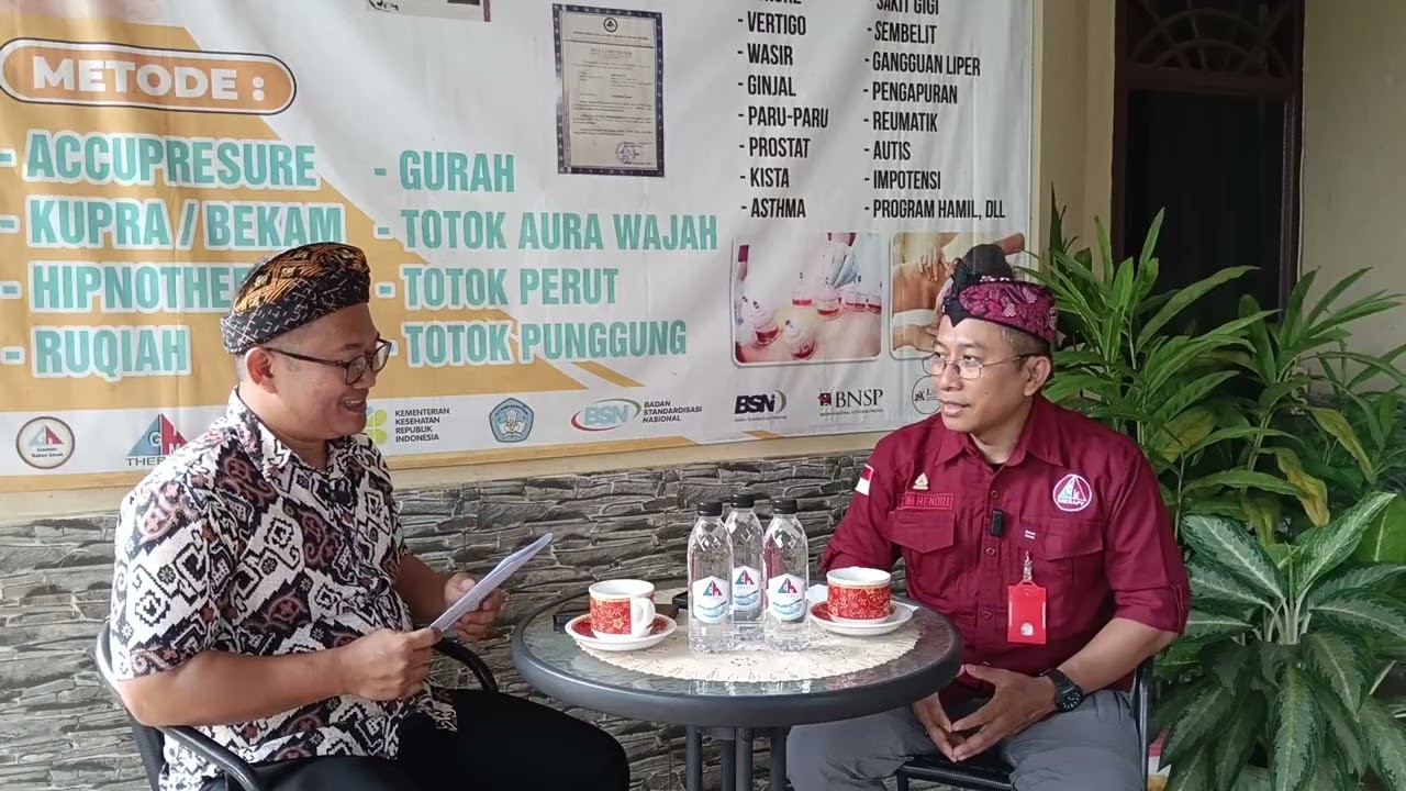 Teguh Hendri, CMTH | Pola Minum | Gusmus Raksa Jasad #Terapi kabuyutan Nabawadatala