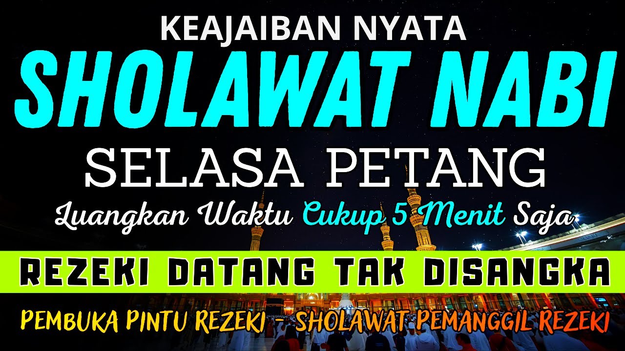 SHOLAWAT PENARIK REZEKI PALING DAHSYAT,Sholawat Nabi Muhammad SAW,SALAWAT JIBRIL PALING MERDU sekali