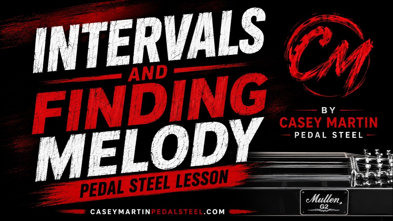 Intervals and Finding Melody! Pedal Steel Lesson patreon.com/caseymartinpedalsteel