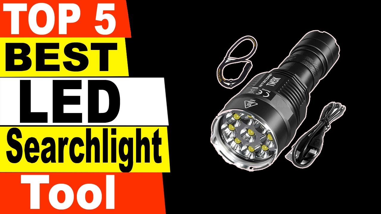 TOP 5 Best LED Searchlight Review 2021