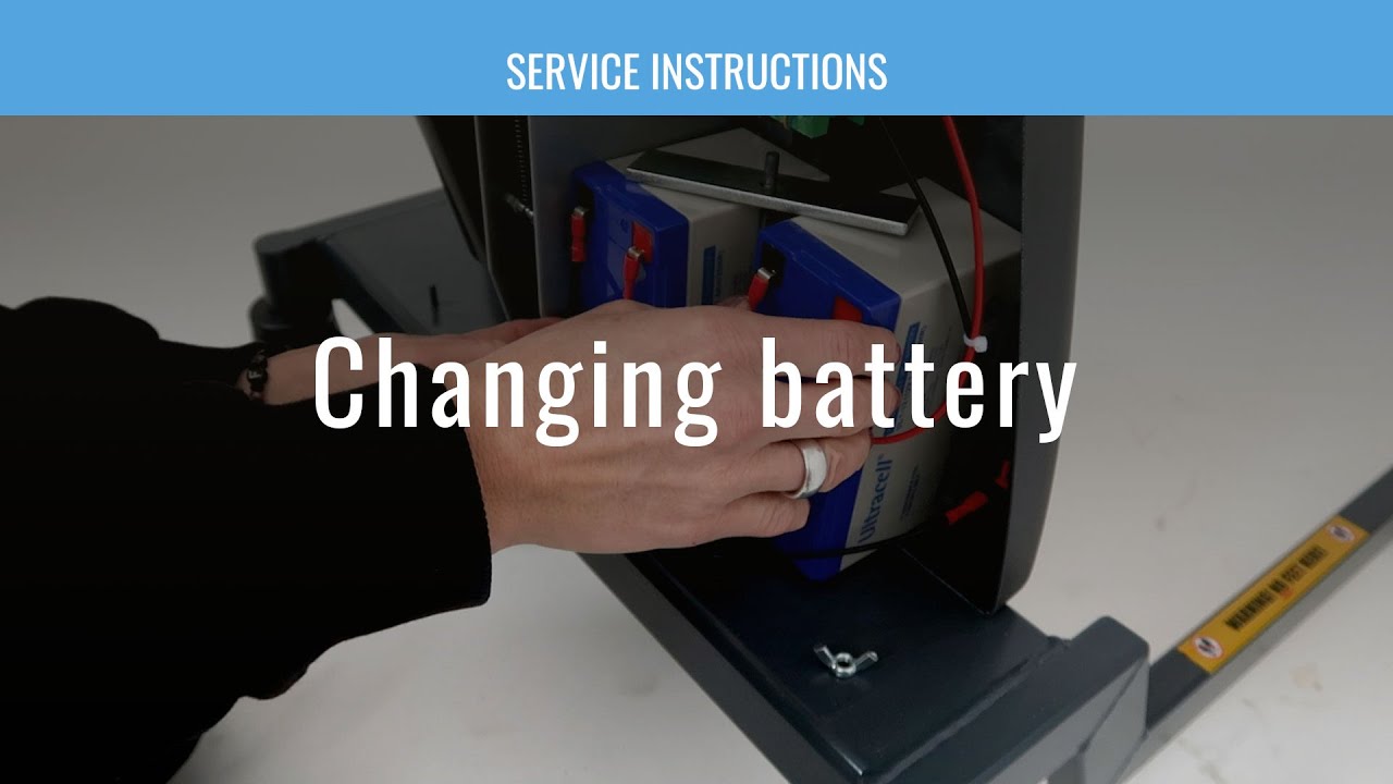 Service manual - Battery change