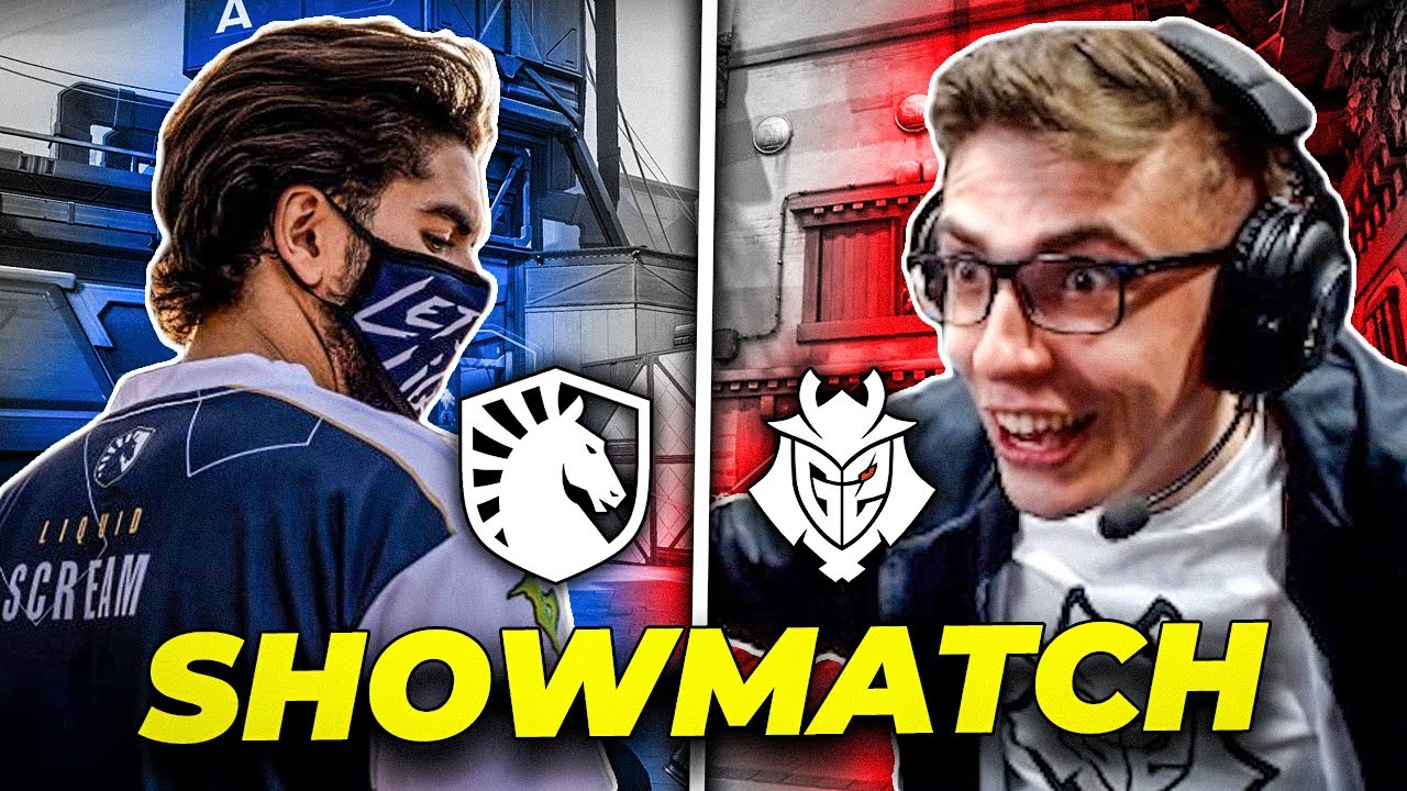 THE FUNNIEST VALORANT SHOWMATCH VS TEAM LIQUID! | G2 Esports vs Team Liquid