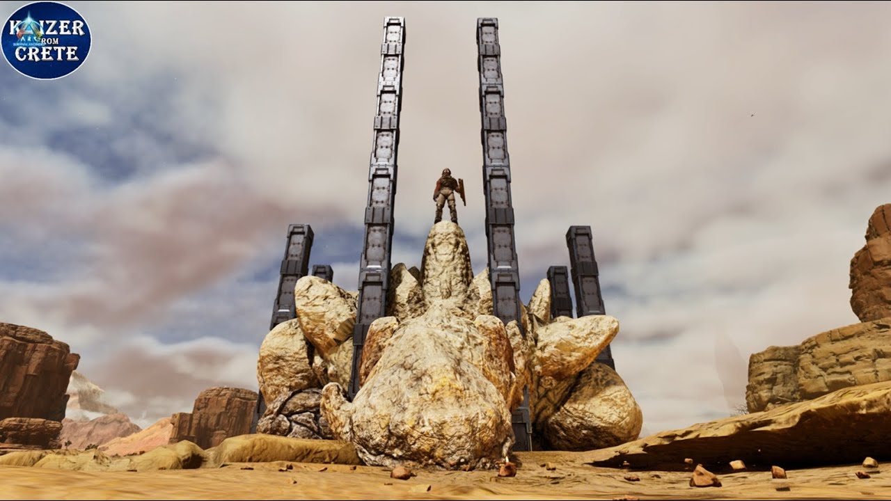 Ловушка для каменного голема с 29 столбами — ARK: Survival Ascended