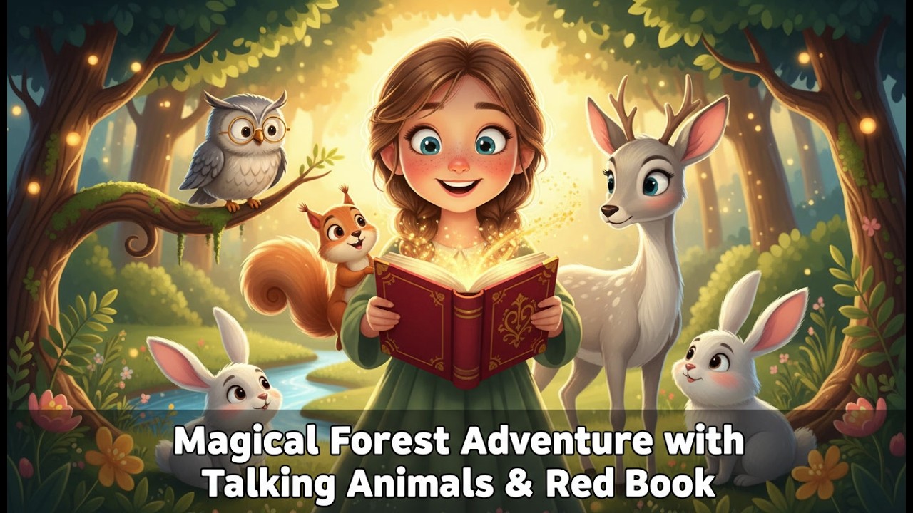 Magical Red Book Teaches Kindness & Bravery| Listening and Speaking Practice every day