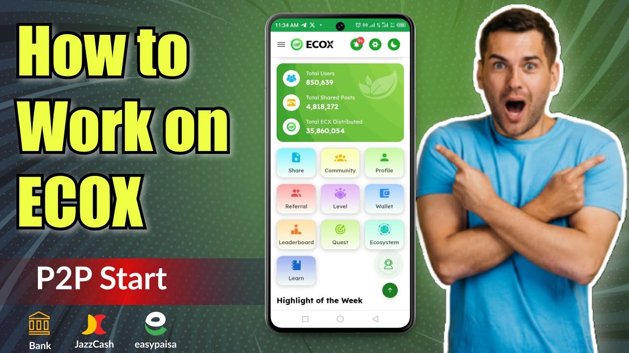 ECOX Mining App Full Guide |How to Increase Speed in ECOX | How to Post on ECOX |How to work on ECOX