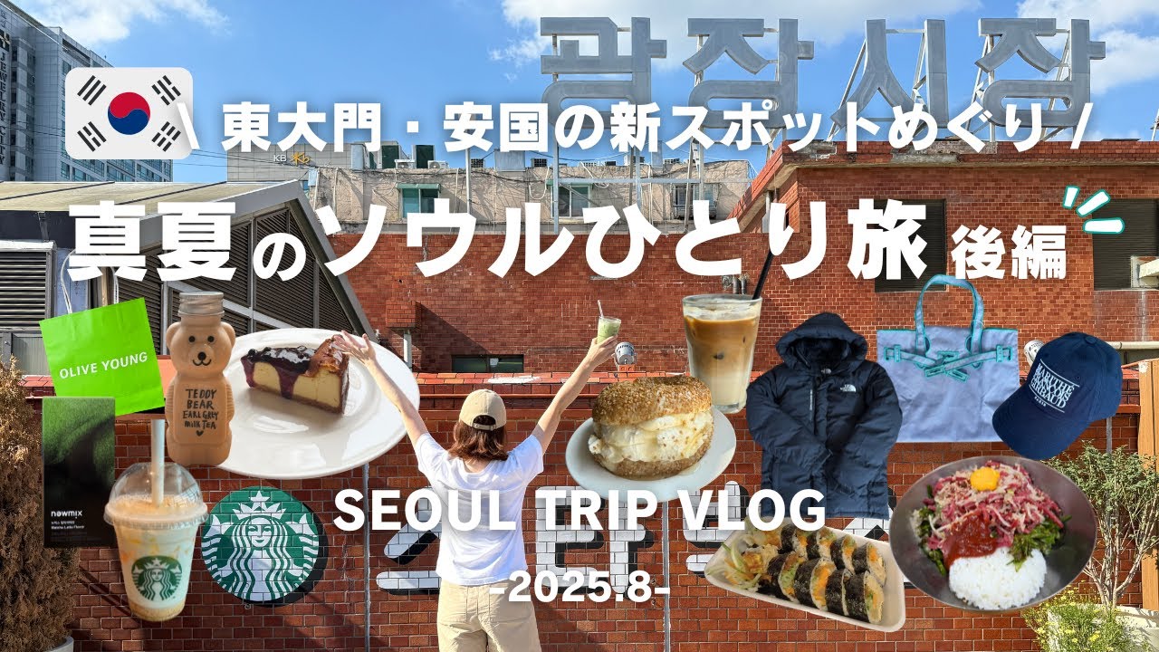 [Влог о путешествиях по Корее] Исследуем новые места в Тондэмуне и Ангуке! Поездка в Сеул (часть 2)