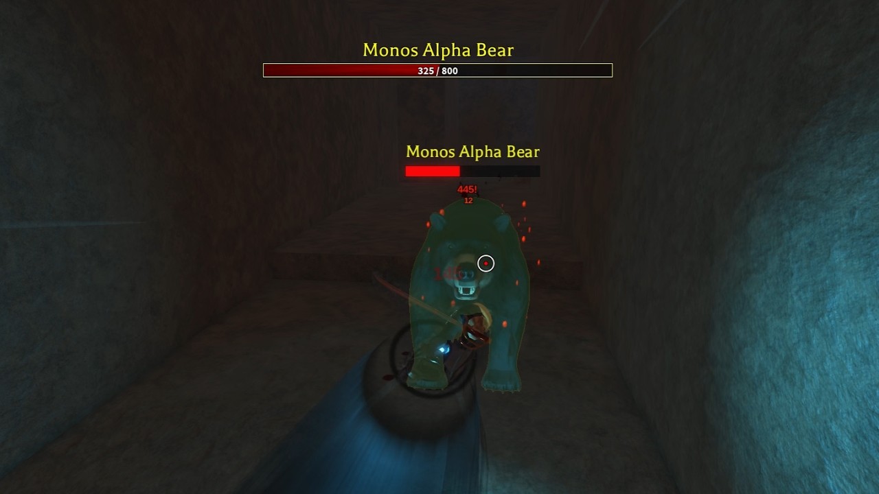 Fighting the Monos Alpha Bear (Arcane Odyssey)