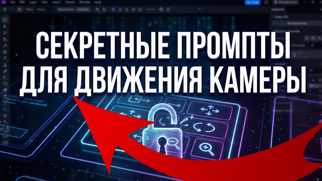 40 движений камеры, линзы и ракурсы. (Бесплатно) Мой секретный инструмент для AI видео