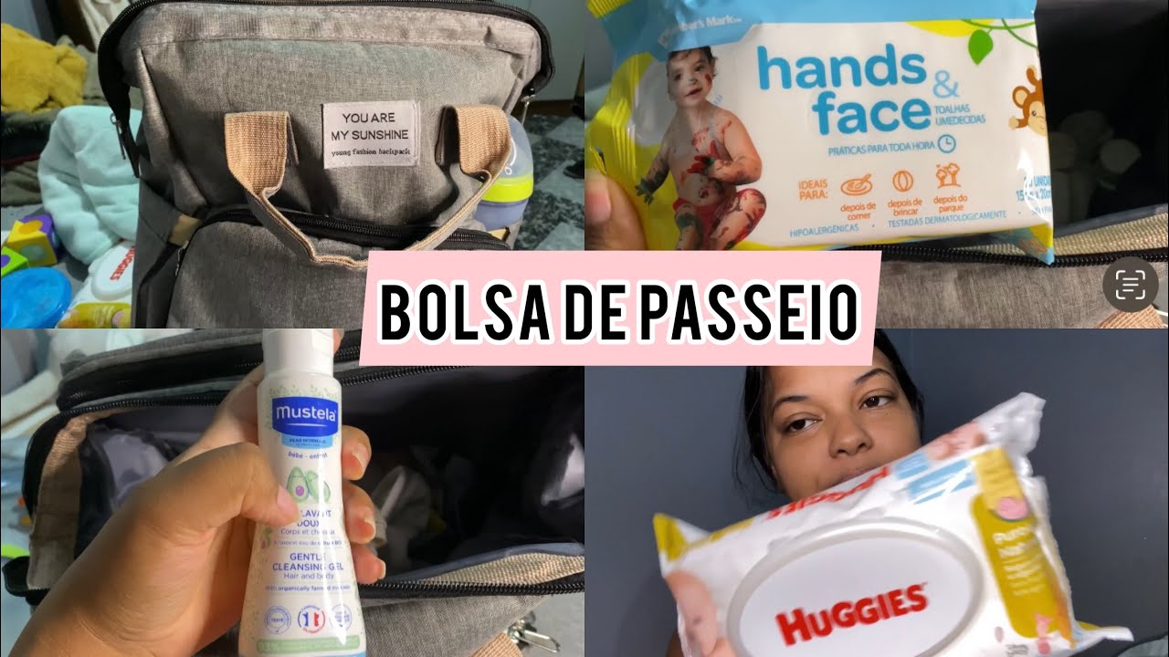 O QUE EU LEVO NA BOLSA DE PASSEIO DO BEBÊ?