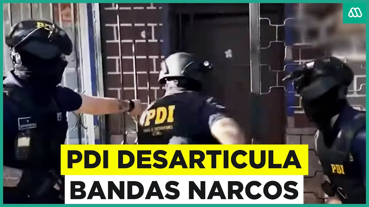 Masivo operativo de la PDI para desarticular bandas narcos