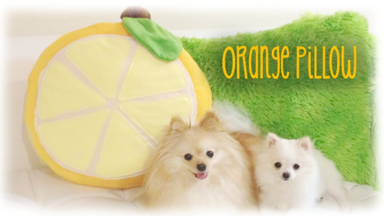 DIY Kawaii Orange Fruit Slice Pillow - Sewing Tutorial & Sweetorials Audition