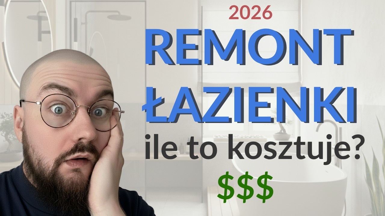 KOSZT REMONTU ŁAZIENKI 2026 – ile NAPRAWDĘ musisz wydać? (Realne wyliczenia)