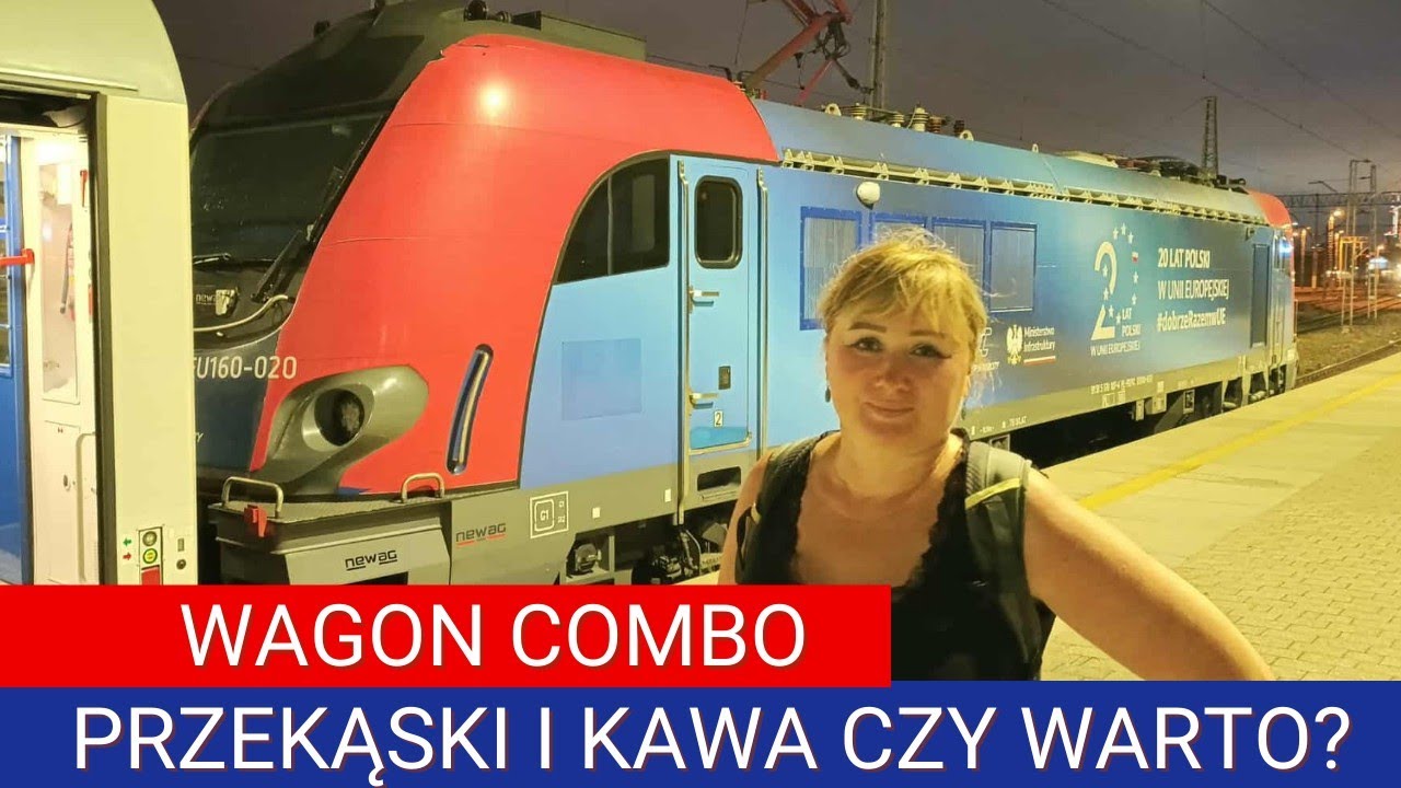 AUTOMATY W WAGONIE COMBO Pociąg IC CHEŁMIANIN - PRZEJAZD CHEŁM WARSZAWA WSCHODNIA