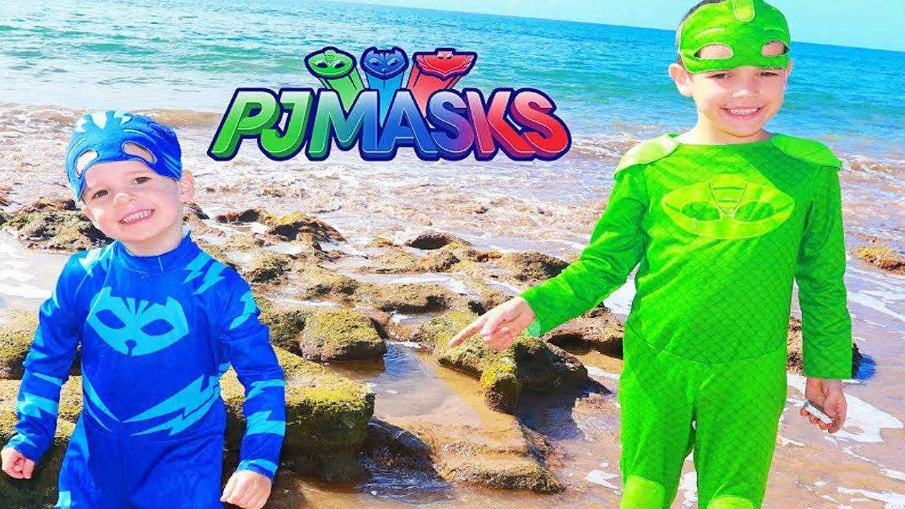 PJ Masks CATBOY IS BRAVE! Gekko & Catboy Explore The Ocean ~ 4 Full Episodes of PJ Mask