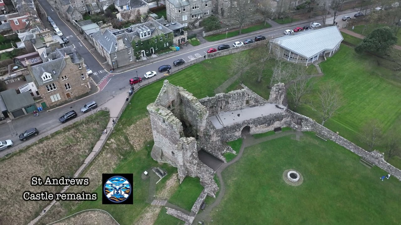 A short birds eye tour of St Andrews , Scotland.   The home of Golf and the University town.