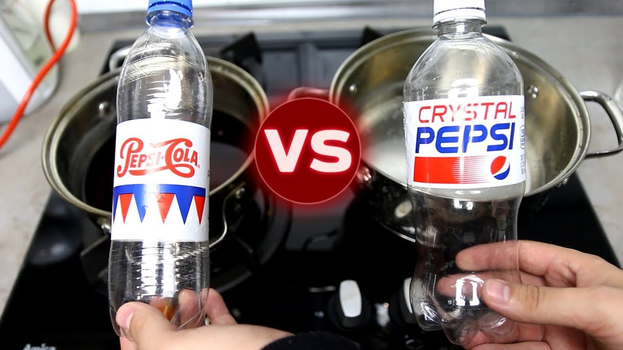 TEST GOTOWANIE PEPSI CRYSTAL VS ZWYKŁA - CO SIĘ STANIE?