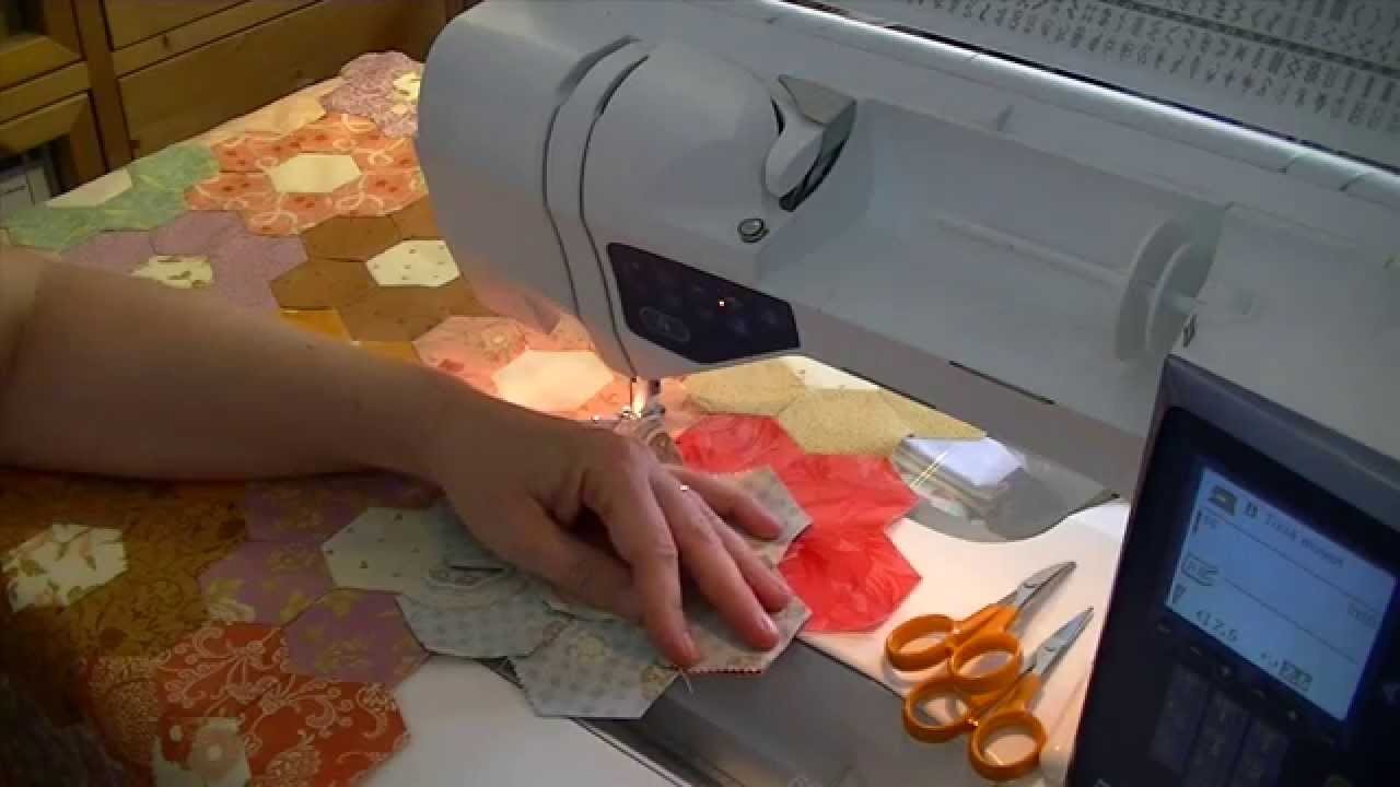L'assemblage Hexagones - 2 - coutures en Y