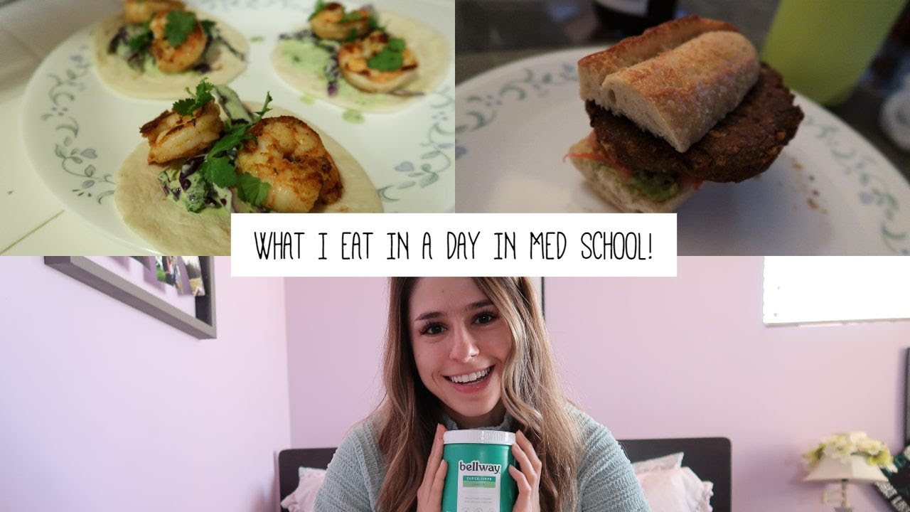 What I Eat in a Day as a Med Student | Quick & Healthy Recipes!