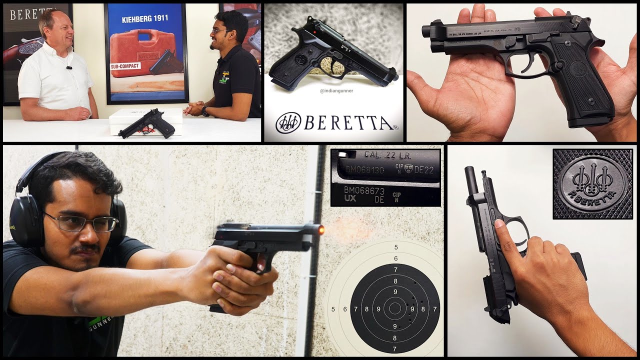 .22 Beretta 92FS 🇮🇹 Shooting Review 🔥 15+1 M9 पिस्तौल 🇩🇪 (NP Bore)