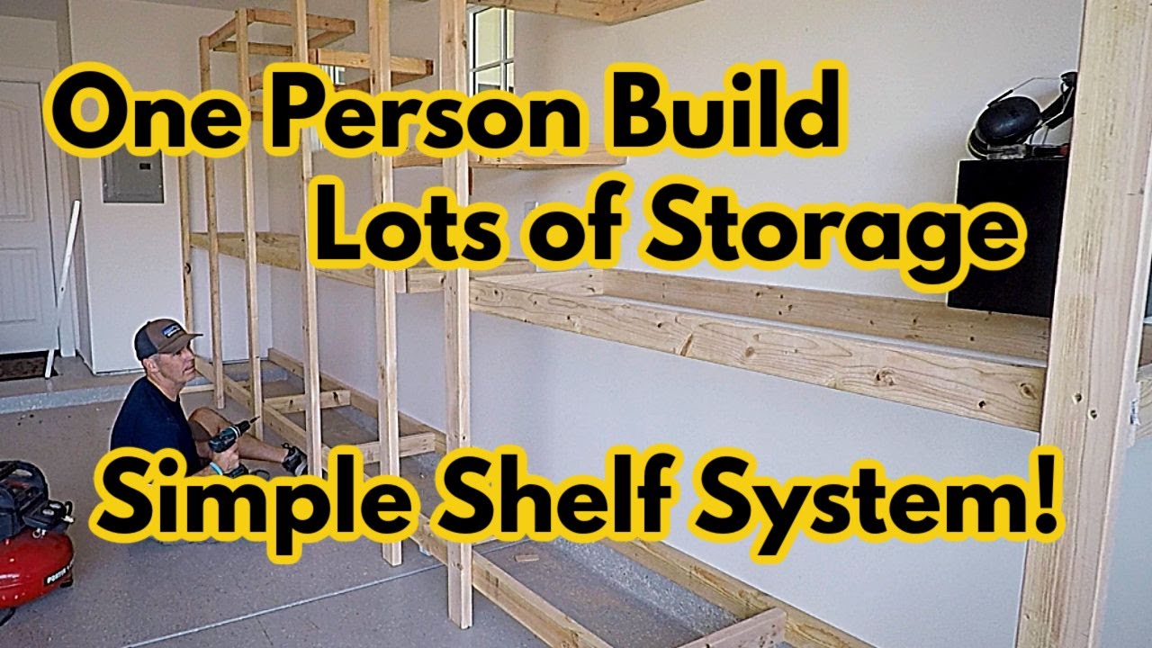 🧰 DIY Garage Storage Shelves | Strong, Affordable Garage Shelving System (Step-by-Step Build)