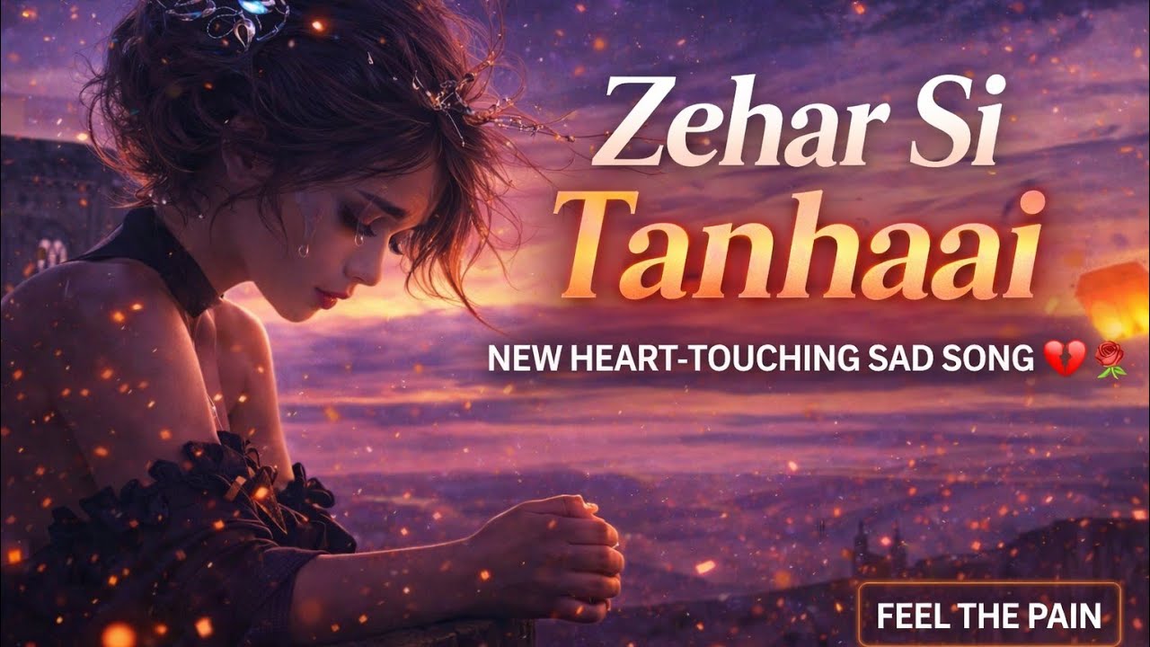 Zehar Si Tanhaai 💔(Official Audio) | Heart-Touching Sad Song | Feel The Pain | Letest Hindi Sad Song