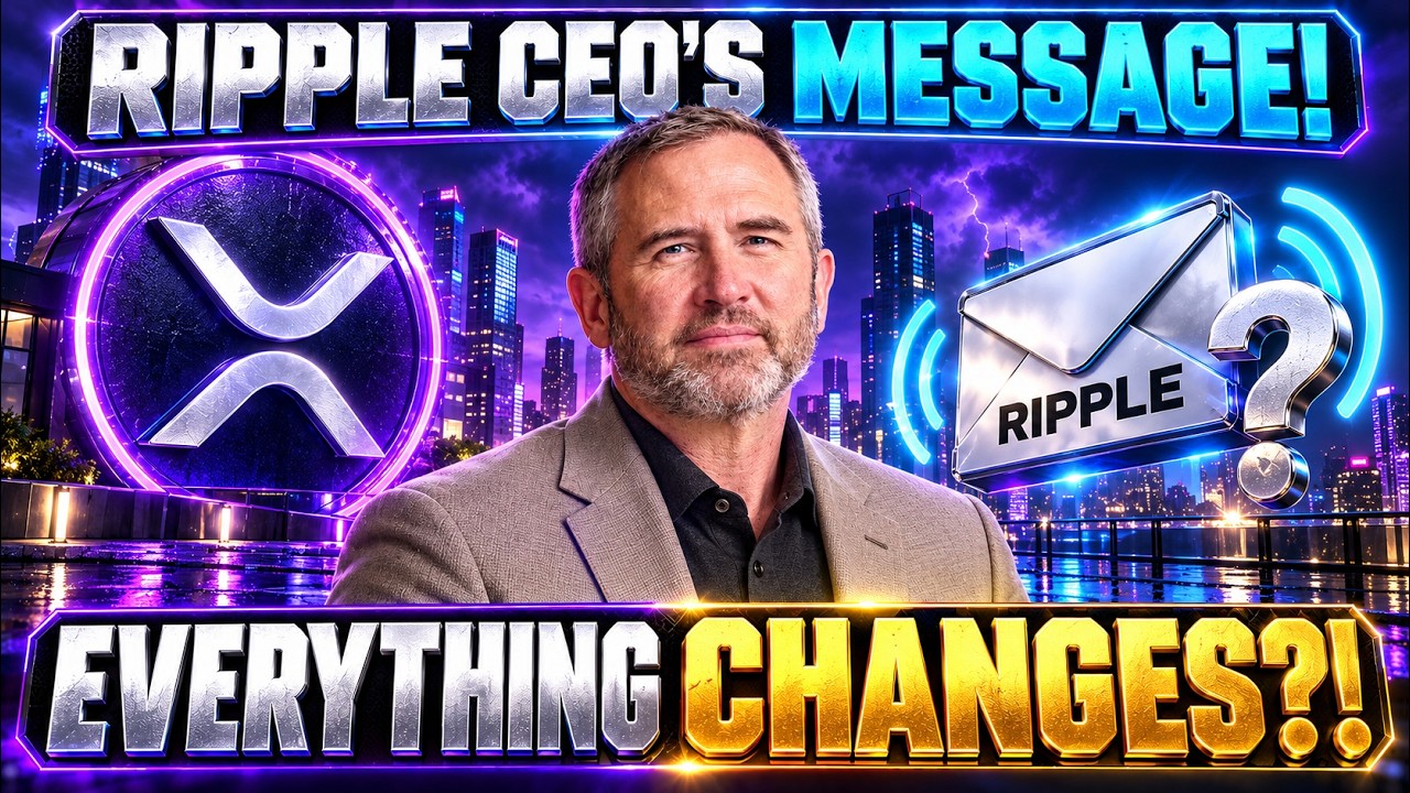 XRP: RIPPLE CEO HAS A MESSAGE FOR US... YOU HAVE NO IDEA HOW BIG THIS WILL BE!